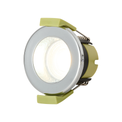 Zenith 4W, Triac Dimmable 4CCT LED Fire Rated Downlight, Chrome