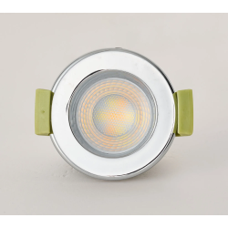 Zenith 4W, Triac Dimmable 4CCT LED Fire Rated Downlight, Chrome