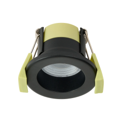 Zenith 4W, Triac Dimmable 4CCT LED Fire Rated Downlight, Black