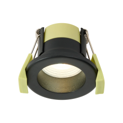 Zenith 4W, Triac Dimmable 4CCT LED Fire Rated Downlight, Black