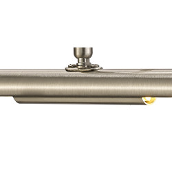Abacus 35cm 8W Replaceable LED Dimmable Wall/Picture Light Switched 4000K Satin Nickel