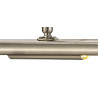 Abacus 35cm 8W Replaceable LED Dimmable Wall/Picture Light Switched 4000K Satin Nickel