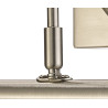 Abacus 35cm 8W Replaceable LED Dimmable Wall/Picture Light Switched 4000K Satin Nickel
