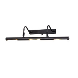 Abacus Picture Wall Lamp Switched 4 Light G9 Satin Black