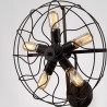Claudia Wall Lamp 5 Light E27 Black