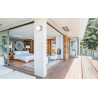 Aldo Round Flush Ceiling/Wall Lamp 2.4W LED 4000K IP44 Exterior Plain Design Stainless Steel/Opal
