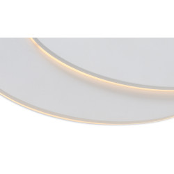 Kiania Wall Light Oval, 12W LED 3000K, Sand White, 490lm
