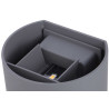 Ottawa Up & Downward Lighting Wall Light 2x3W LED 3000K, Anthracite, 410lm, IP54