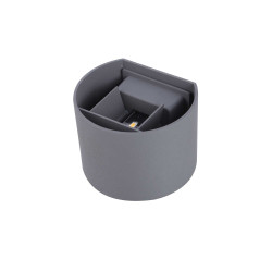Ottawa Up & Downward Lighting Wall Light 2x3W LED 3000K, Anthracite, 410lm, IP54