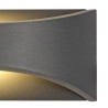 Aryana Up & Downward Lighting Wall Light 6W LED 3000K, Anthracite, 375lm, IP54