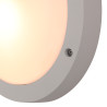 Daru Plain Bulkhead Wall Lamp, 1 Light E27, Sand White, IP54