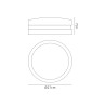 Daru Plain Bulkhead Wall Lamp, 1 Light E27, Anthracite, IP54