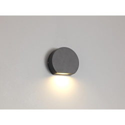 Lucina Wall Light 3W LED 3000K, Anthracite, 270lm, IP54