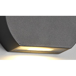 Lucina Wall Light 3W LED 3000K, Anthracite, 270lm, IP54