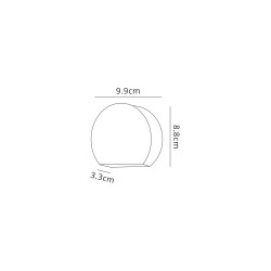 Lucina Wall Light 3W LED 3000K, Anthracite, 270lm, IP54