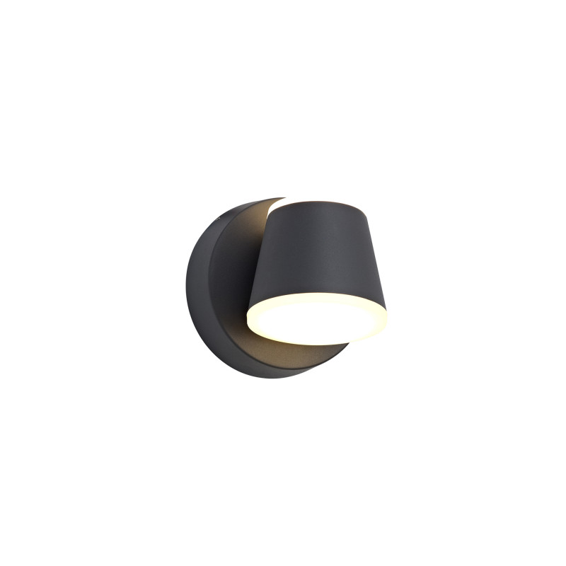 Oahu Wall Light 12W LED 3000K, Anthracite, 590lm, IP54