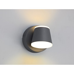 Oahu Wall Light 12W LED 3000K, Anthracite, 590lm, IP54