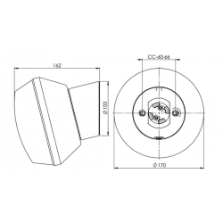 IE_6095-500-10 Ifo Electric Classic Ifö globe Ø170