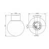 IE_6040-510-10 Ifo Electric Classic Globe clear glass Ø150