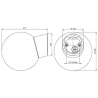 IE_6045-510-10 Ifo Electric Classic Globe clear glass Ø180