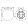 IE_4095-500-10 Ifo Electric Classic Globe matt opal glass Ø300