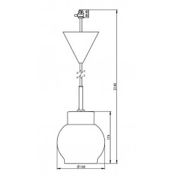 IE_7131-540-10 Ifo Electric Smycka Magda pendant shiny opal glass