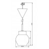 IE_7131-540-10 Ifo Electric Smycka Magda pendant shiny opal glass