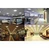 PL-120.030.040.19 40W 120x30cm Slim LED Panel White Frame - LIFUD