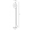 Buy LED Floor Lamp Milan Iluminacion Halos 6681
