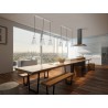 Buy Mantra Iluminacion Kos Linear Pendant Lamp 4 Lights 4 x E27 White/ Black 5840
