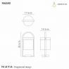 Buy Mantra Iluminacion Maya Table Lamp, 1 x E27, IP54, Anthracite, 6550