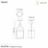 Buy Mantra Iluminacion Maya Ceiling, 1 x E27, IP54, Anthracite, 6553