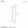 Buy Mantra Iluminacion Meribel Wall Lamp, 2 x E27, IP54, Graphite, 2yrs Warranty 6492