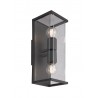 Buy Mantra Iluminacion Meribel Wall Lamp, 2 x E27, IP54, Graphite, 2yrs Warranty 6492