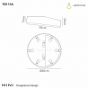 Buy Mantra Iluminacion Mini Ceiling 60cm Round, 8 x E27 White 6166