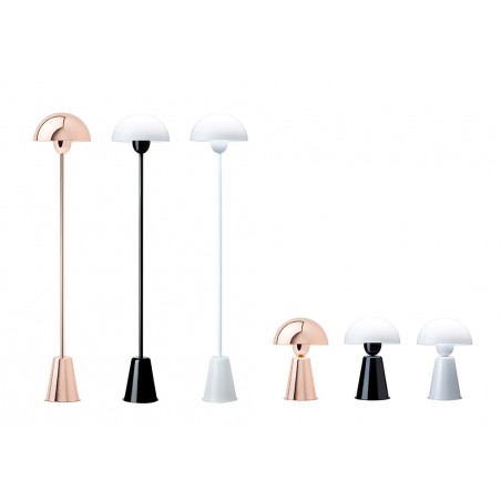 pink gold lamp