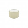 Buy 30 cm Faux Silk Fabric Lampshade Ivory Pearl/White Laminate