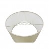 Buy 30 cm Faux Silk Fabric Lampshade Ivory Pearl/White Laminate