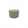 Buy 30 cm Cylinder Fabric Lampshade Taupe/Halo Gold