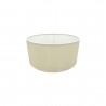 Buy 40 cm Faux Silk Fabric Lampshade Ivory Pearl/White Laminate