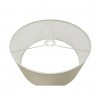 Buy 40 cm Faux Silk Fabric Lampshade Ivory Pearl/White Laminate