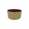 Buy 40 cm Cylinder Fabric Lampshade Antique Gold/Ruby