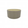 Buy 40 cm Cylinder Fabric Lampshade Taupe/Halo Gold