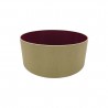 Buy 50 cm Cylinder Fabric Lampshade Antique Gold/Ruby