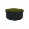Buy 50 cm Cylinder Fabric Lampshade Midnight Black/Green Olive