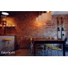 Buy 50 cm Cylinder Fabric Lampshade Raw Cocoa/Grecian Bronze