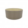 Buy 50 cm Cylinder Fabric Lampshade Taupe/Halo Gold