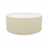 Buy 60 cm Faux Silk Fabric Lampshade Ivory Pearl/White Laminate