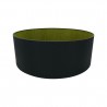 Buy 60 cm Cylinder Fabric Lampshade Midnight Black/Green Olive