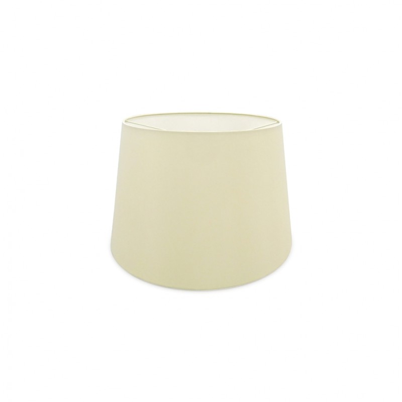 DY_D0299 40 cm Conical Fabric Lampshade Ivory Pearl/White Laminate